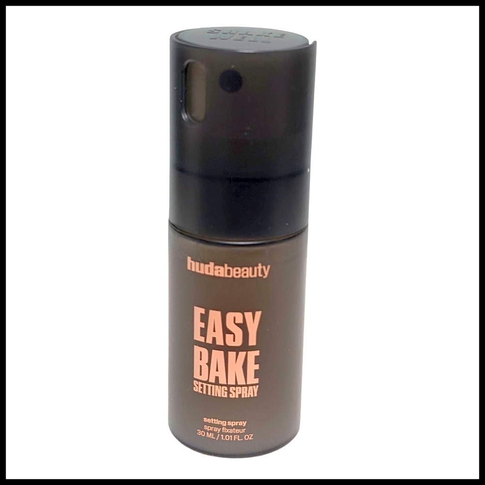 Huda Beauty Easy Bake Setting Spray 30ml Matte Finish Alcohol Free Made in Italy